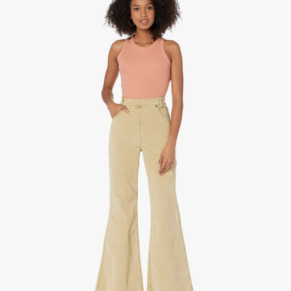 Lee  All Purpose Super Flare High-Rise Ginger Cords 29